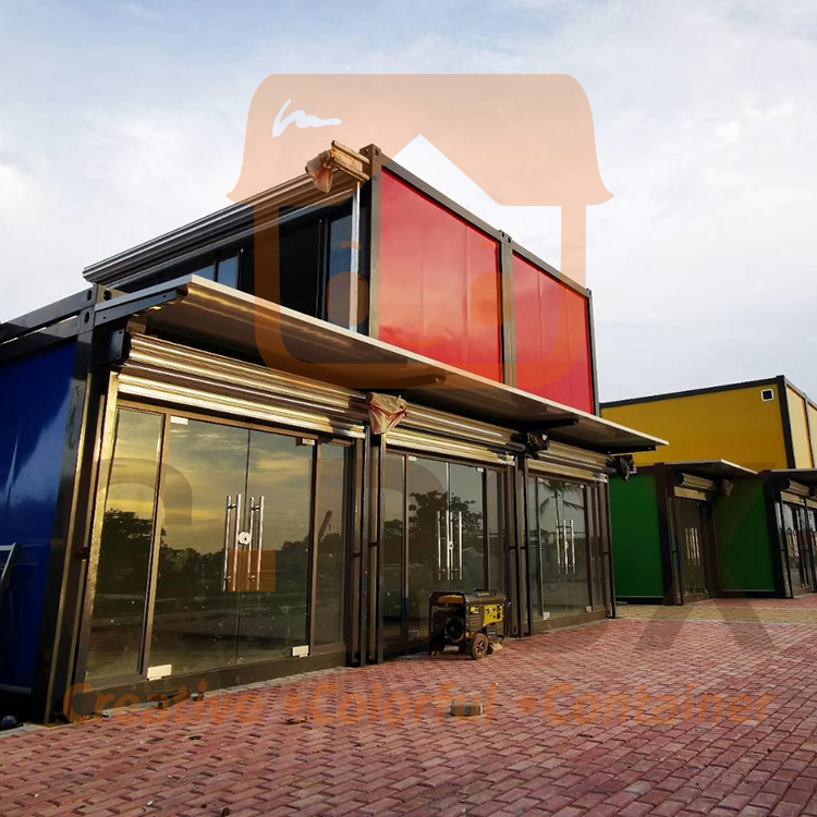 Modern flat pack container house