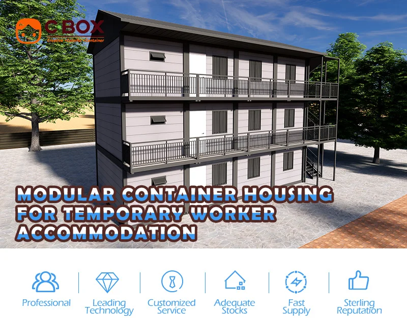 prefabricated worker dormitory building
