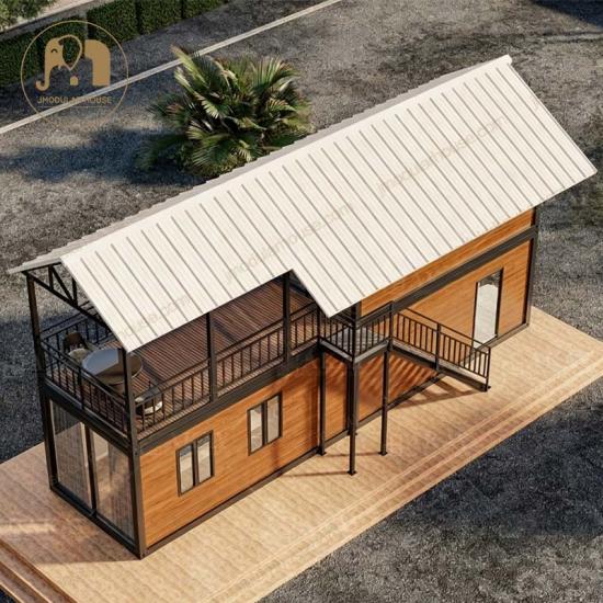 prefab two story flat pack home